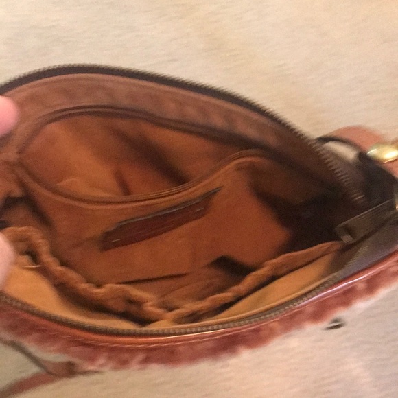 Patricia Nash $149 Paullo Genuine Fur Crossbody - Picture 5 of 8